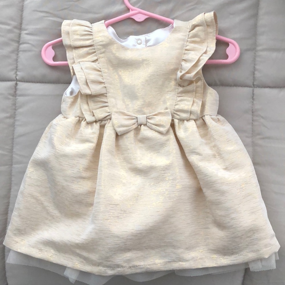 Cat and Jack gold dress